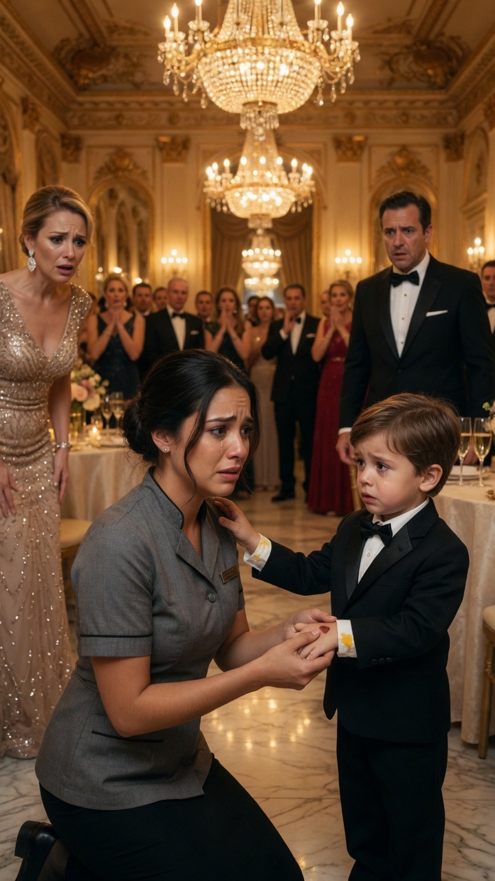 THE DIAMOND LIE: WHEN THE BILLIONAIRE'S MOTHER IS UNMASKED AT THE MIDNIGHT GALA