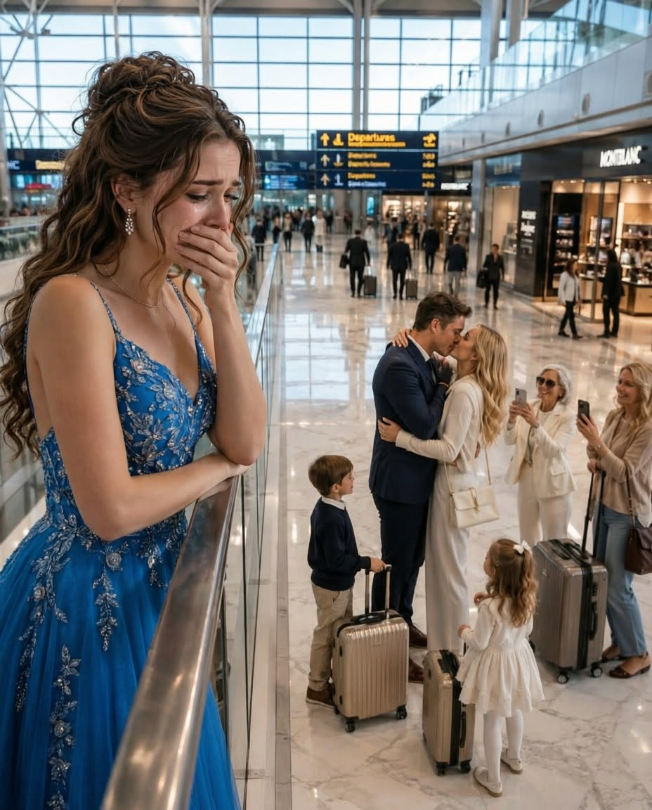 His phone buzzed repeatedly—a frantic, unrelenting vibration that forced him to let go of the blonde woman’s waist. He stared at the screen, his thumbs trembling so violently he nearly dropped the device onto the polished marble floor.