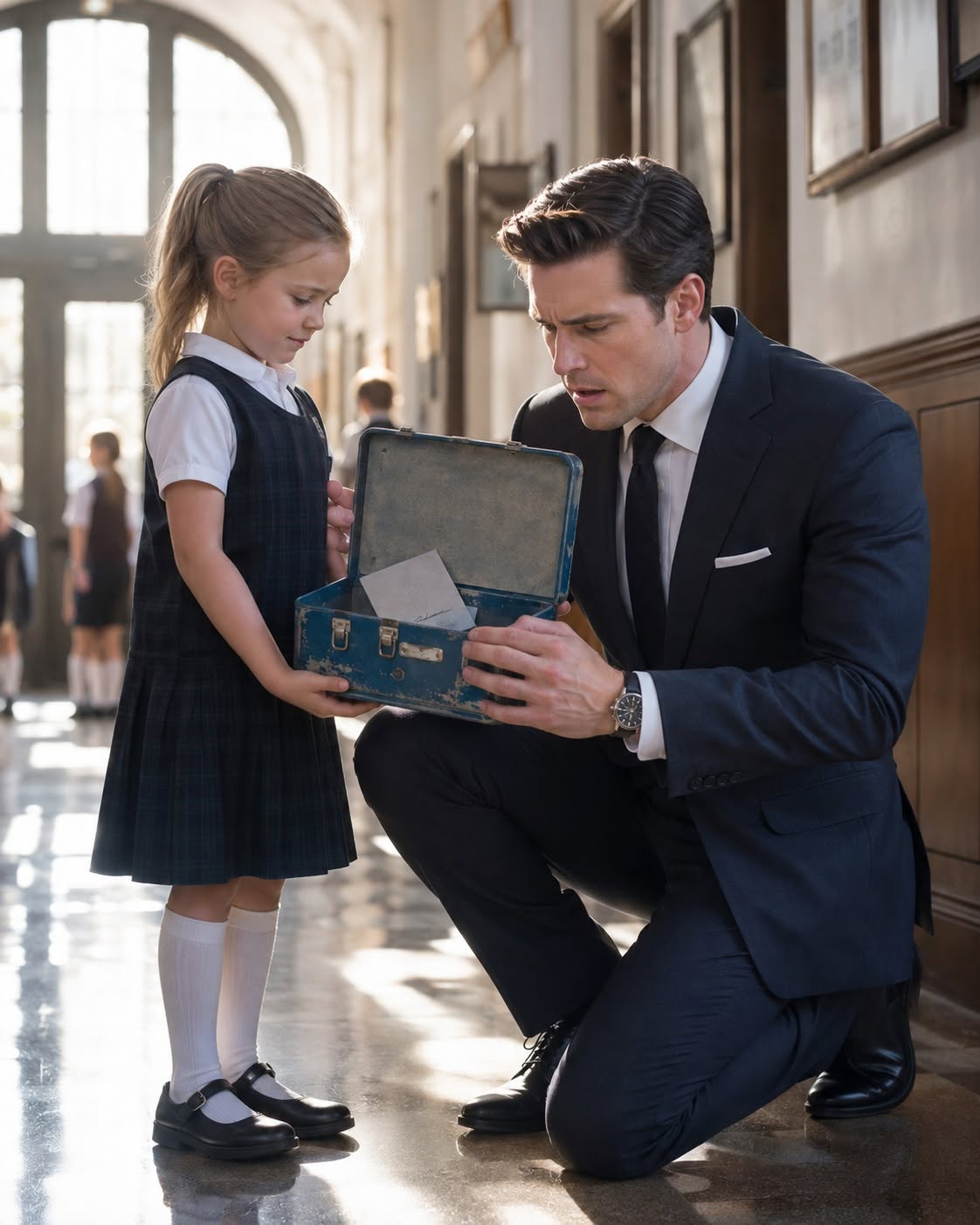 The heavy oak doors of Turner Markets’ corporate headquarters felt colder than usual that afternoon. Jack strode across the marble lobby, his tailored wool coat swinging against his knees, but his mind remained trapped in the cafeteria.