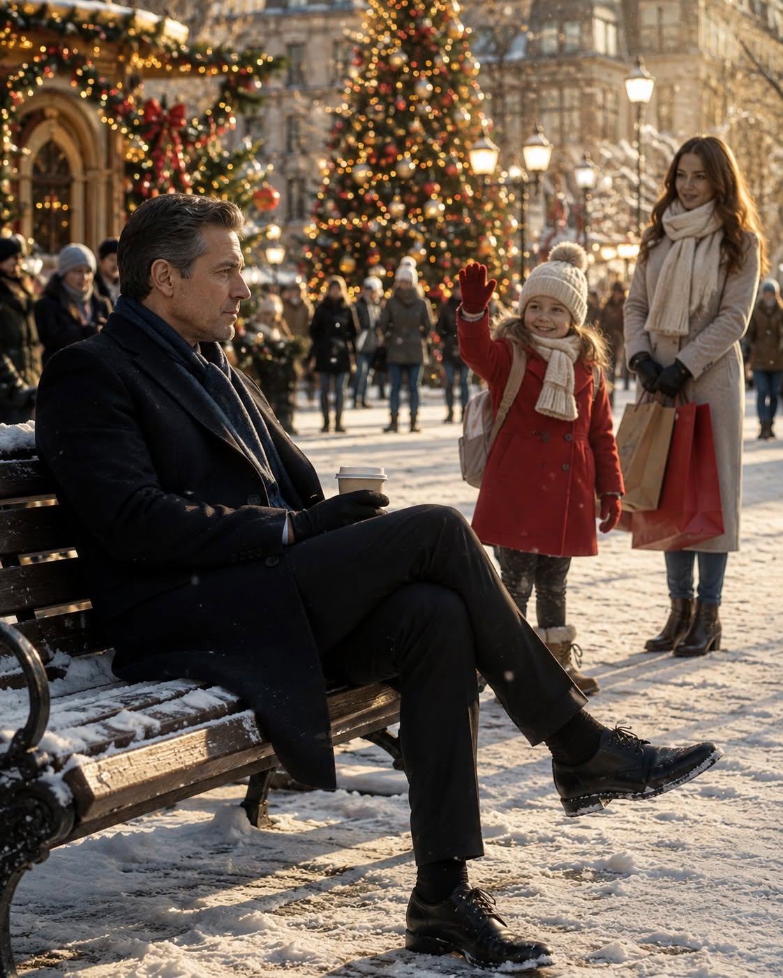 Nathan Pierce stood in the falling snow, his phone glowing in the winter twilight. The screen flashed again: Emergency Board Meeting at 8 PM. If you miss it, Richard takes the company.