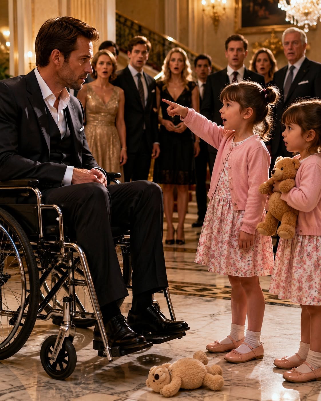 The silence in the guest room stretched, heavy with the quiet disbelief of a billionaire who had heard every empty promise modern medicine could offer. Sawyer Hale looked down at the six-year-old street twin, Lila, whose dark eyes blazed with a fierce, absolute conviction.