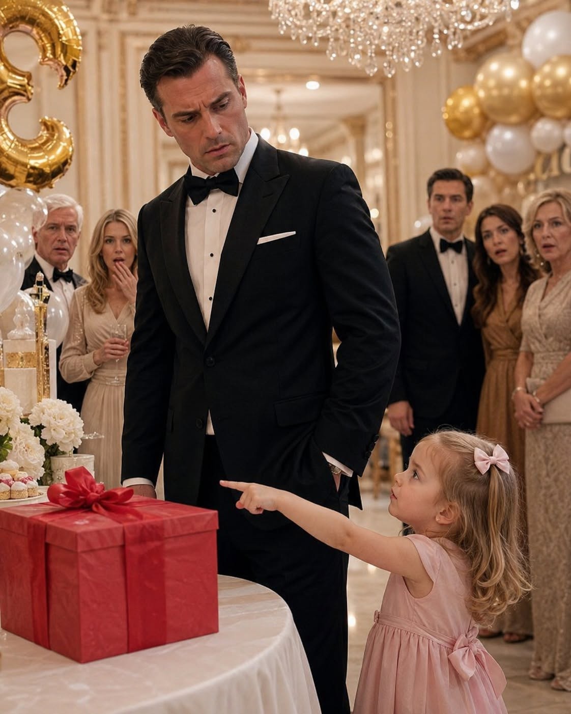 The grand hall of the Duca estate emptied in less than sixty seconds. The expensive crystal chandeliers hummed with lingering electricity, casting fractured reflections across the abandoned champagne flutes and scattered silver trays.