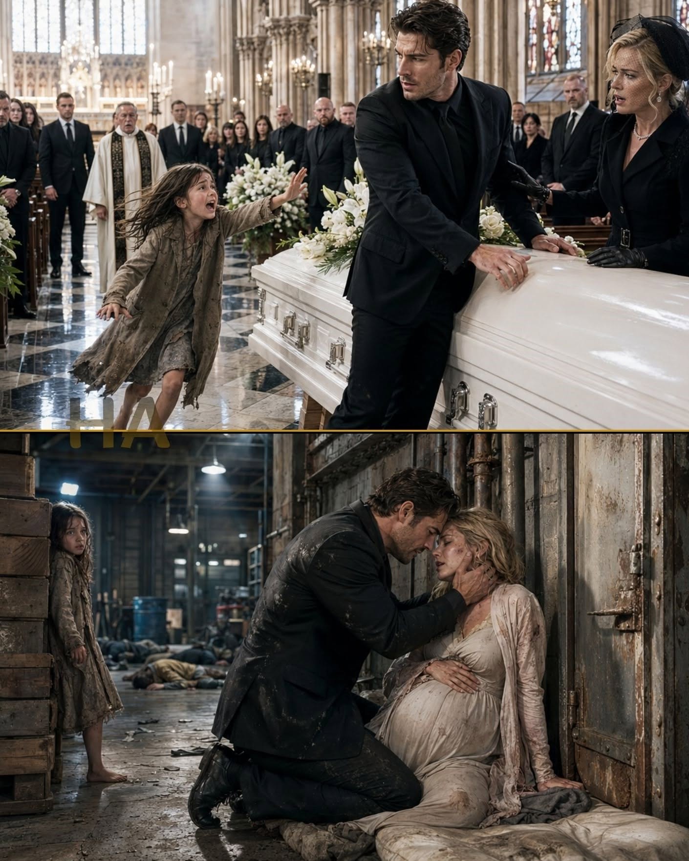 Gabriel’s knee touched the cold marble floor of St. Augustine’s Cathedral. The distance between him and the white casket felt like a canyon of fractured glass.
