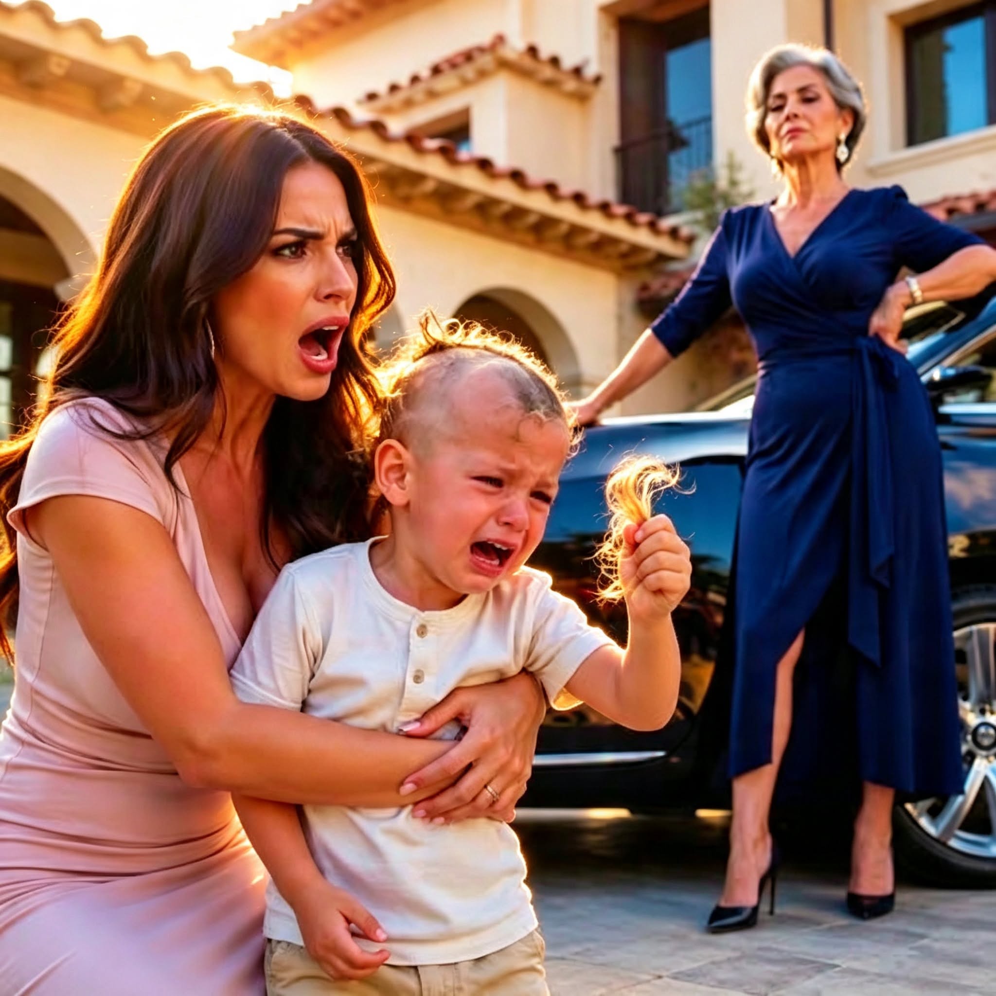"People kept mistaking your son for a little girl, so I did you a massive favor and fixed him."