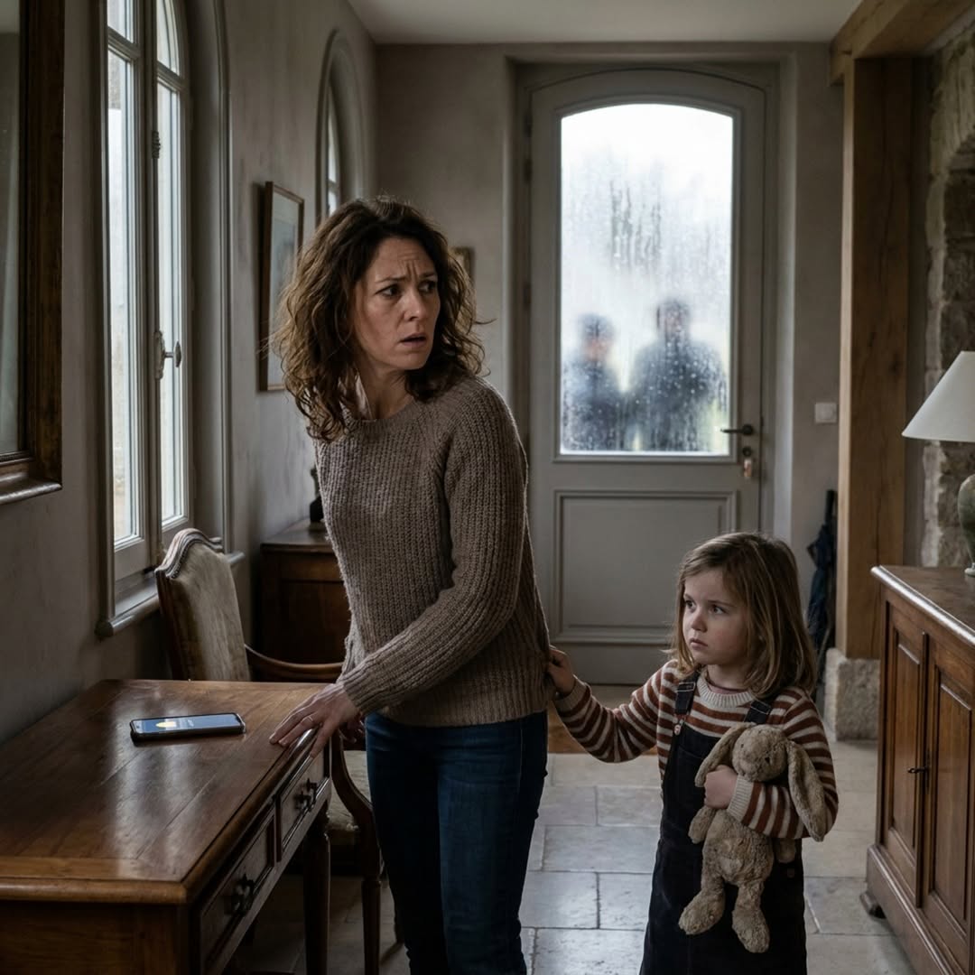 My husband had just left on a business trip when my six-year-old daughter whispered, 'Mommy... we have to run. Now.