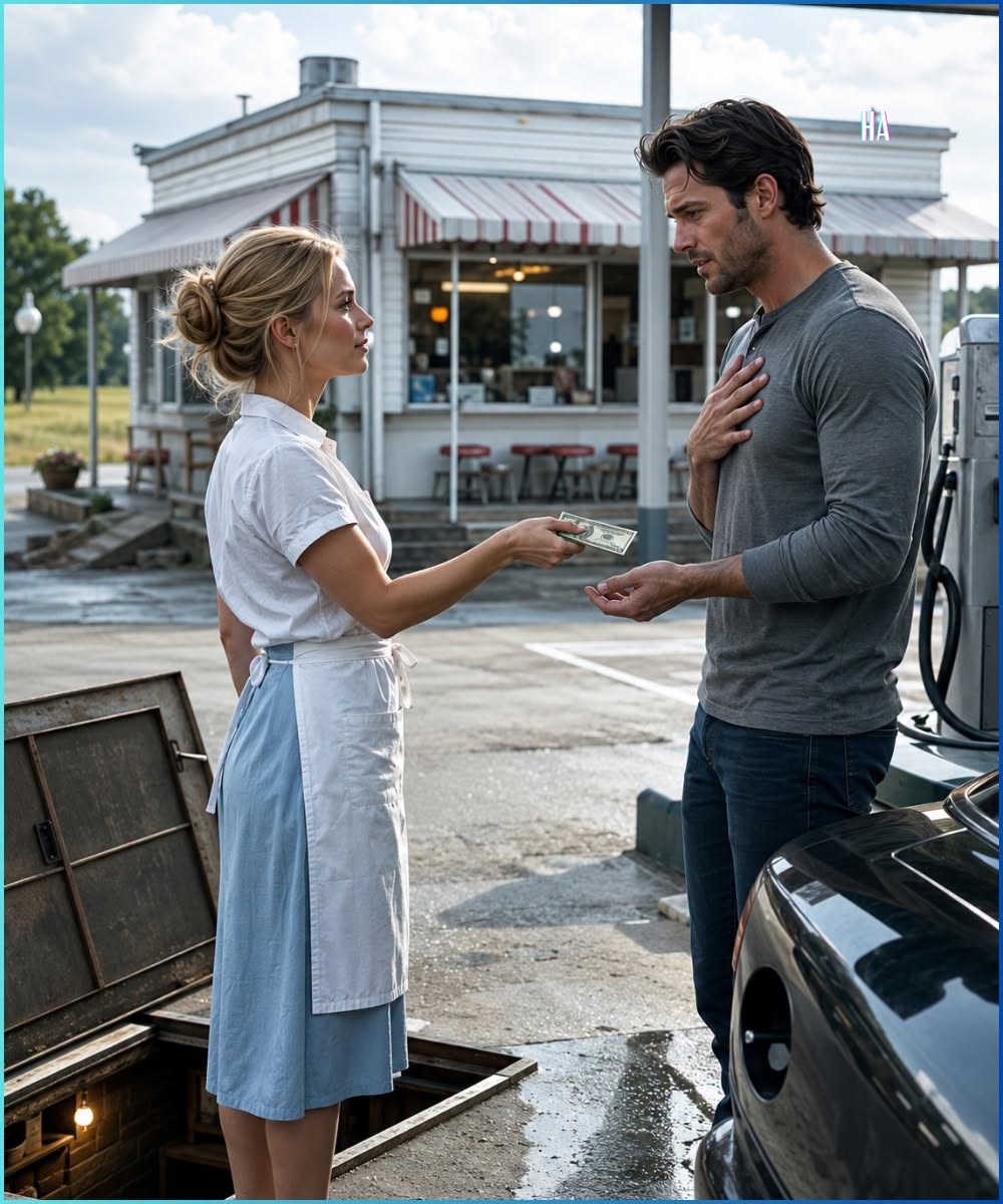 The little brass bell above the diner door didn’t just ring; it seemed to shatter the fragile silence of Rose’s Diner.
