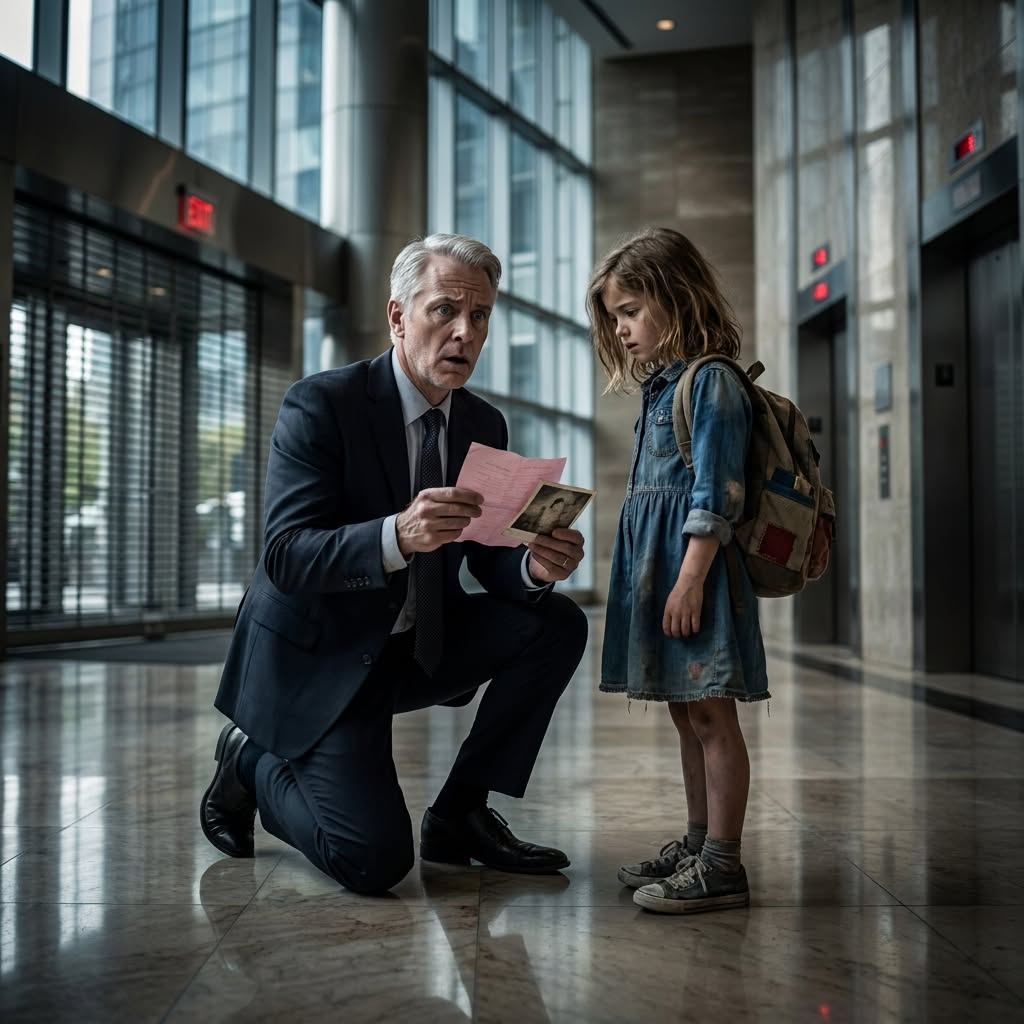The cold glare of the executive lobby felt miles away as Nathaniel’s private helicopter sliced through the rain-slicked night air, carrying us toward Aldridge Street. My small fingers clutched the edge of the leather seat so hard my knuckles turned white. Next to me, the billionaire—my grandfather, though the word still tasted foreign on my tongue—sat in tense silence, his thumb tracing the worn edge of my eighth-birthday photograph.