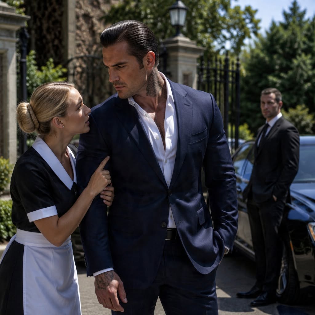 I WAS ONLY HIS MAID WHEN I DRAGGED THE MAFIA BOSS BEHIND A WALL - THEN HIS FIANCÉE CALLED, AND HE NOTICED THE SILENT CAR