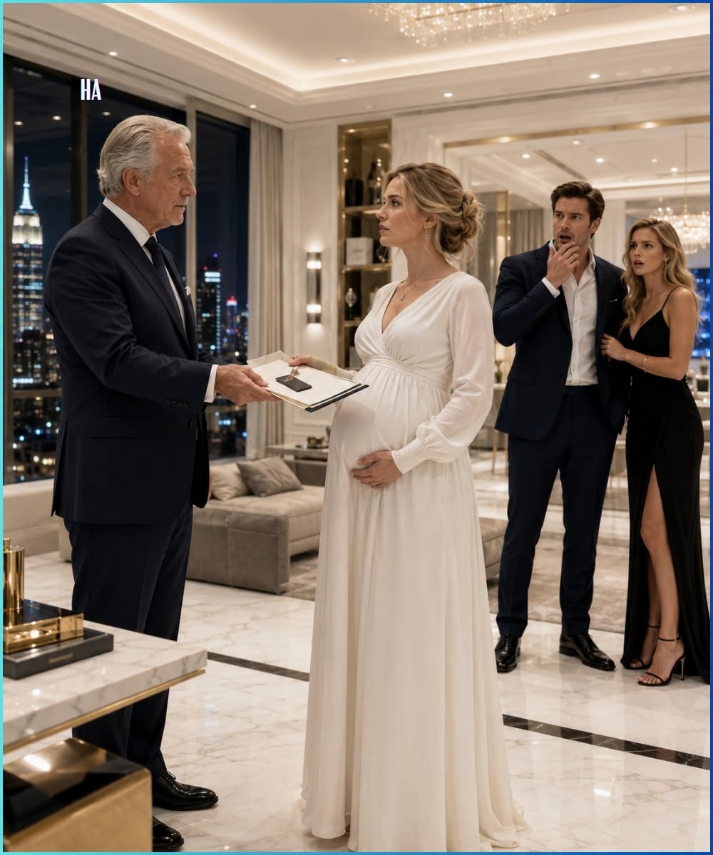 The heavy glass doors of the penthouse foyer shattered the silence with a metallic click. Sloane Monroe strode across the imported Italian marble, her heels clicking like a countdown clock, trailing a scent of expensive vanilla and calculated ambition. She didn't look at Lily; she looked around the room as though appraising a second-hand antique store she intended to gut.