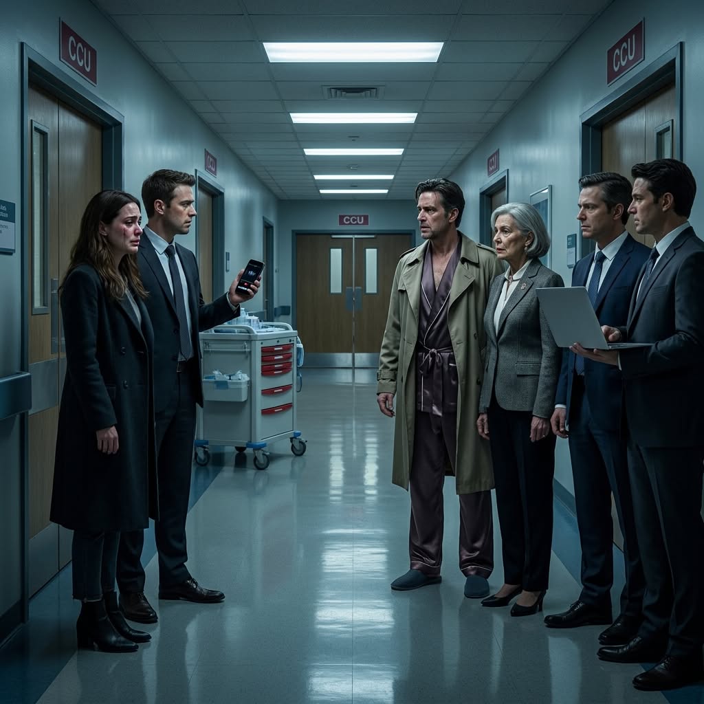 The sterile white lights of Saint Jude Memorial Hospital flickered, casting a sickly, fluorescent glow over the hallway where Beverly stood paralyzed. The recording of George Stanford’s final words still hung heavily in the air, echoing off the linoleum walls long after his raspy voice had faded.