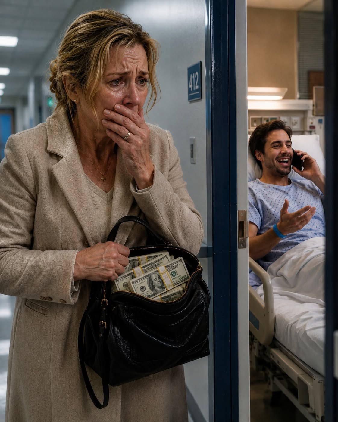 I Arrived at the Hospital Carrying a $200 Million Lottery Ticket, Ready to Save My Only Son—Until I Overheard Him Say, “Mom Always Rescues Me.” I Never Walked Into His Room. Instead, I Turned Off My Phone and Began Uncovering the Debts Hidden Under My Name. What I Found Changed My Life Forever.