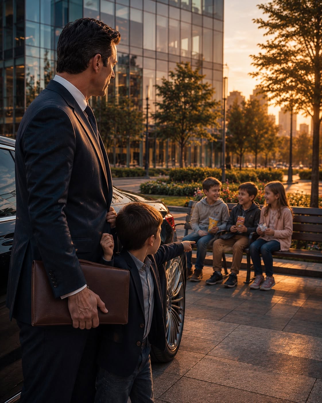 DAD, WHY DO THOSE KIDS LOOK LIKE ME—THE ANSWER CHANGED THE MILLIONAIRE'S LIFE    The Boy Asked Why the Street Kids Looked Like Him—Then the Millionaire Learned His Own Company Had Paid to Erase Their Names