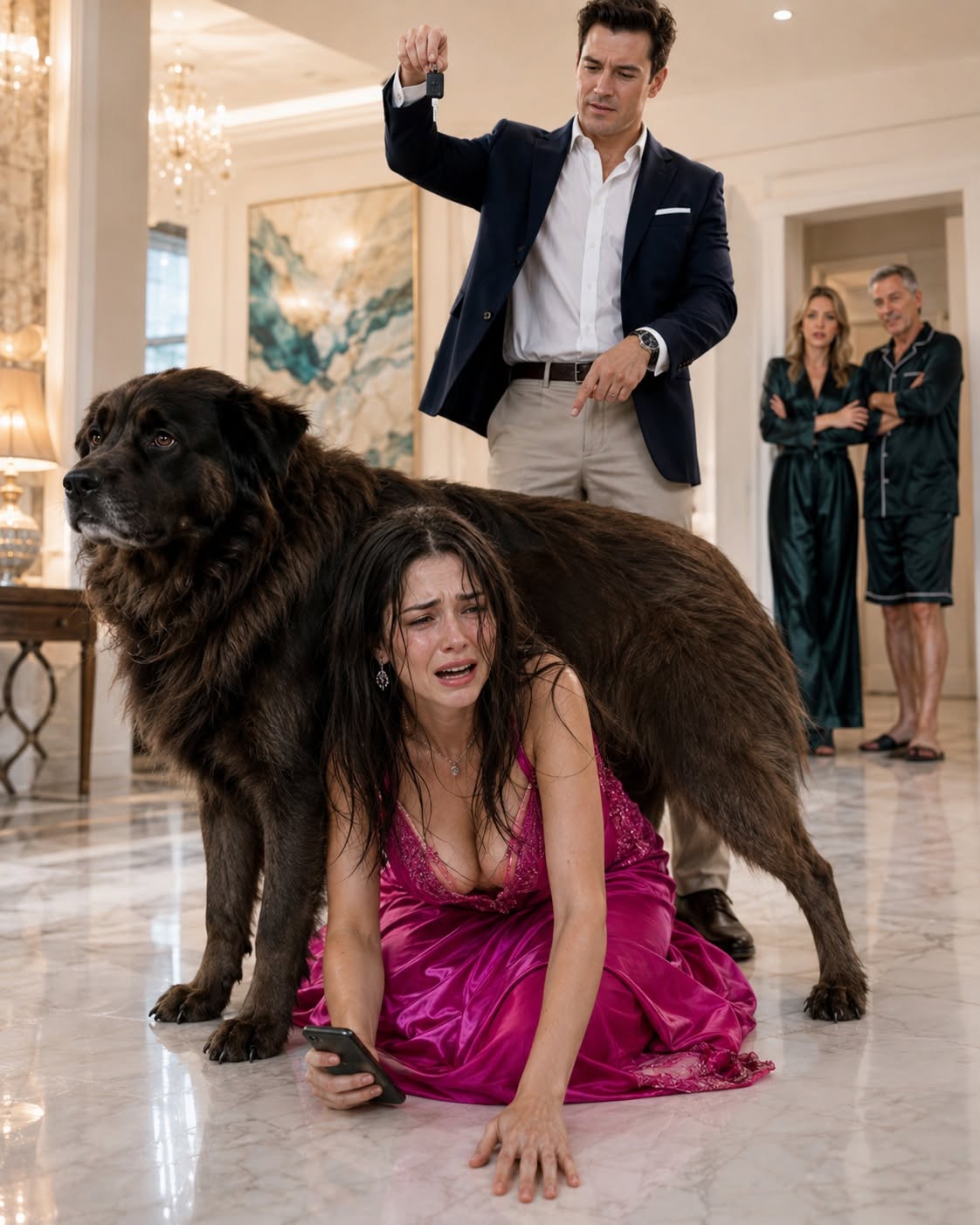The torrential downpour in Bel Air did nothing to cool the fire burning in Camila’s veins as she drove toward St. Jude Memorial Hospital. Behind her, the shattered lock of the grand estate’s double doors swung uselessly in the wind. Behind her, too, was the terrified face of Edwin Vance—a man who had spent five years treating her like dirt, completely unaware that he was living on borrowed time and borrowed money.