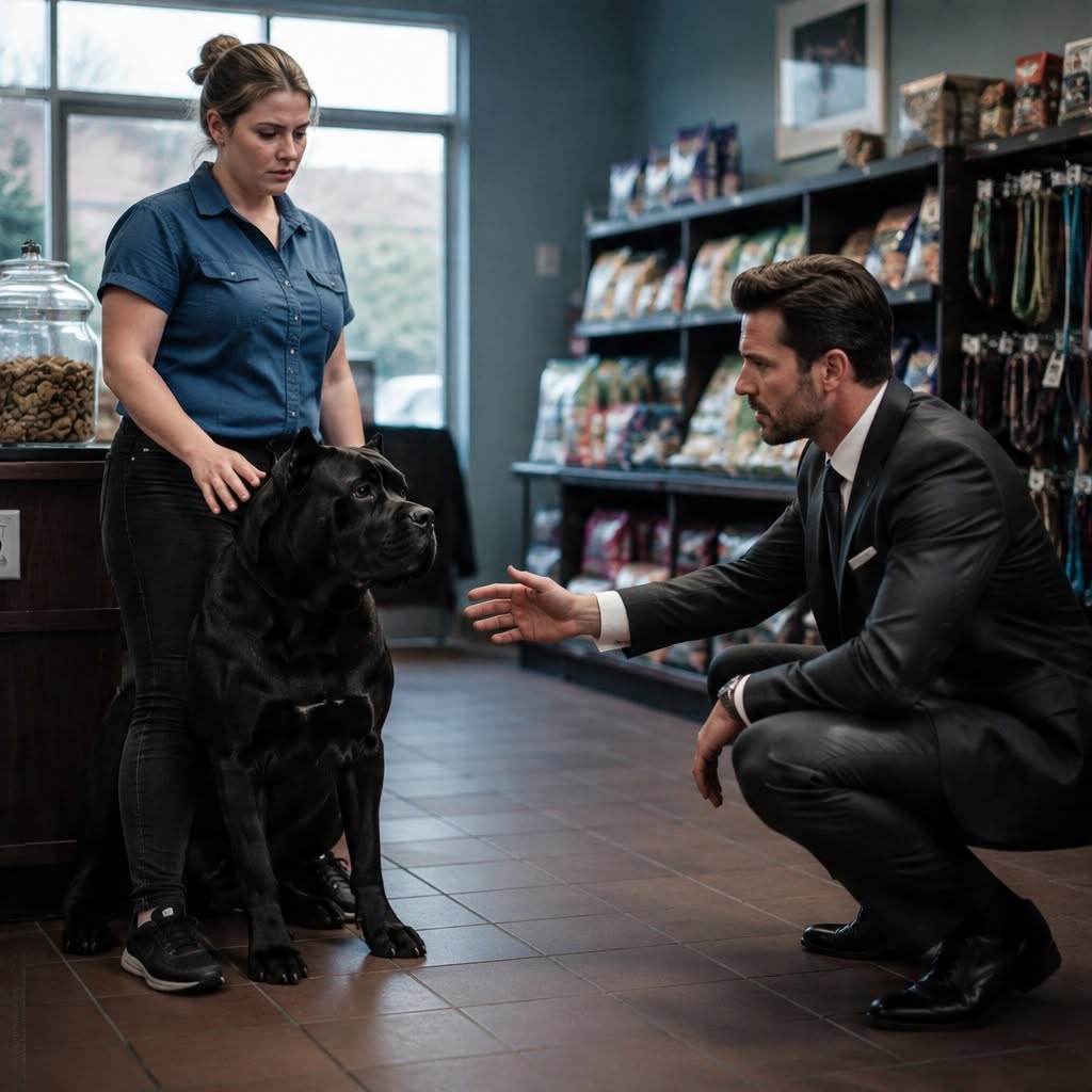 THE MAFIA BOSS ORDERED HIS DOG TO COME—BUT THE DOG SAT ON A SHOP OWNER’S FOOT AND REFUSED TO MOVE
