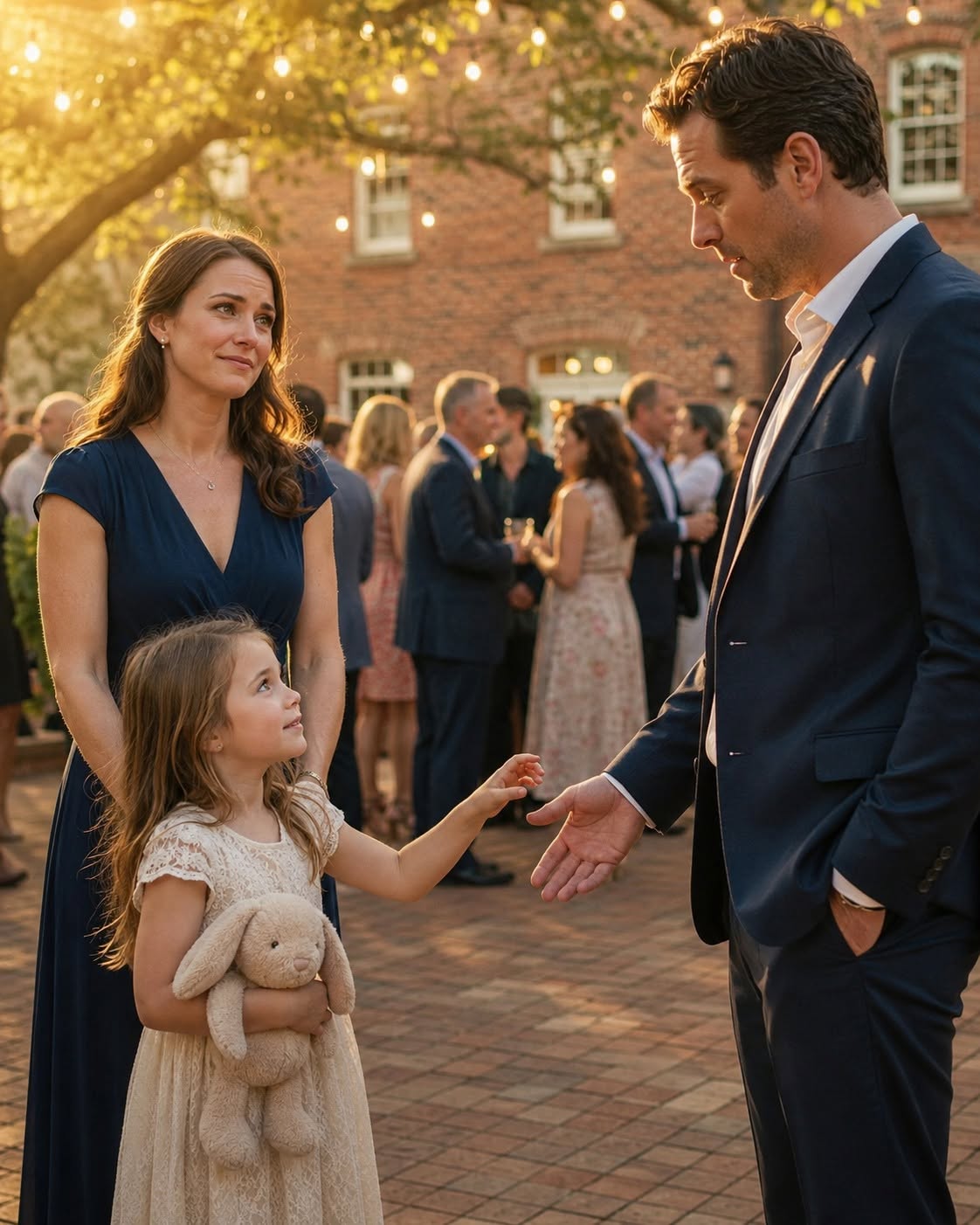 She Came Back To Our Reunion A Widow… Her Daughter Looked Up At Me And Said, 'Mommy Said You'd Come'