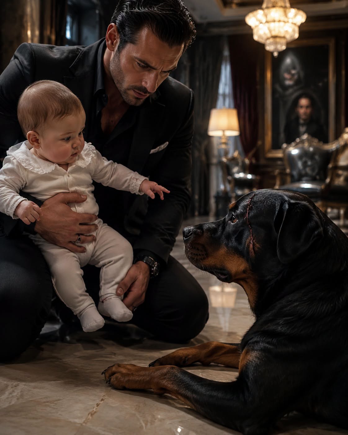The silence in the Westchester sunroom felt heavier than a lead ingot, broken only by the synchronized tilt of two heads: a toddler trapped behind glass eyes, and a cream-colored retriever mix who saw right through her.
