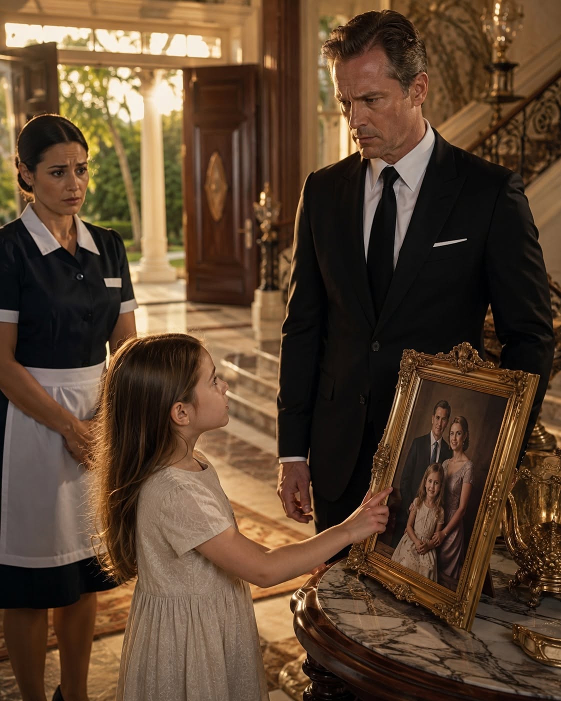 The Billionaire Was About to Slam the Door... Until the Little Girl Whispered 5 Words