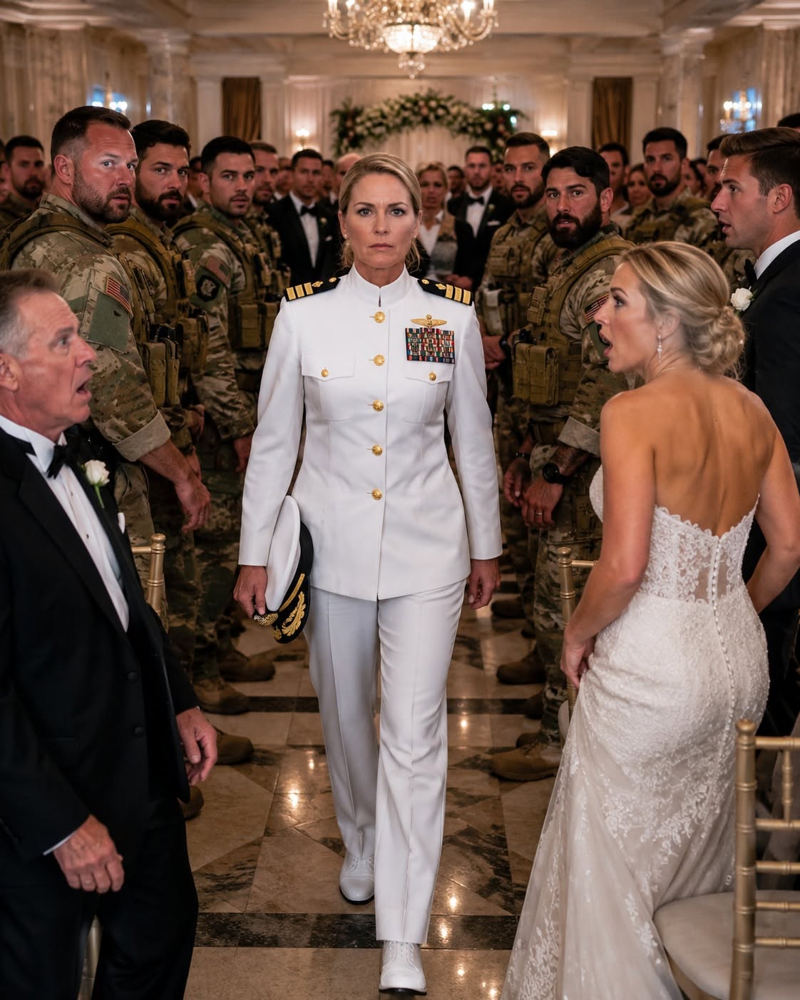 THE ADMIRAL MY FATHER HID FOR 36 YEARS — AND THE WEDDING REVEAL THAT MADE 200 MEN STAND