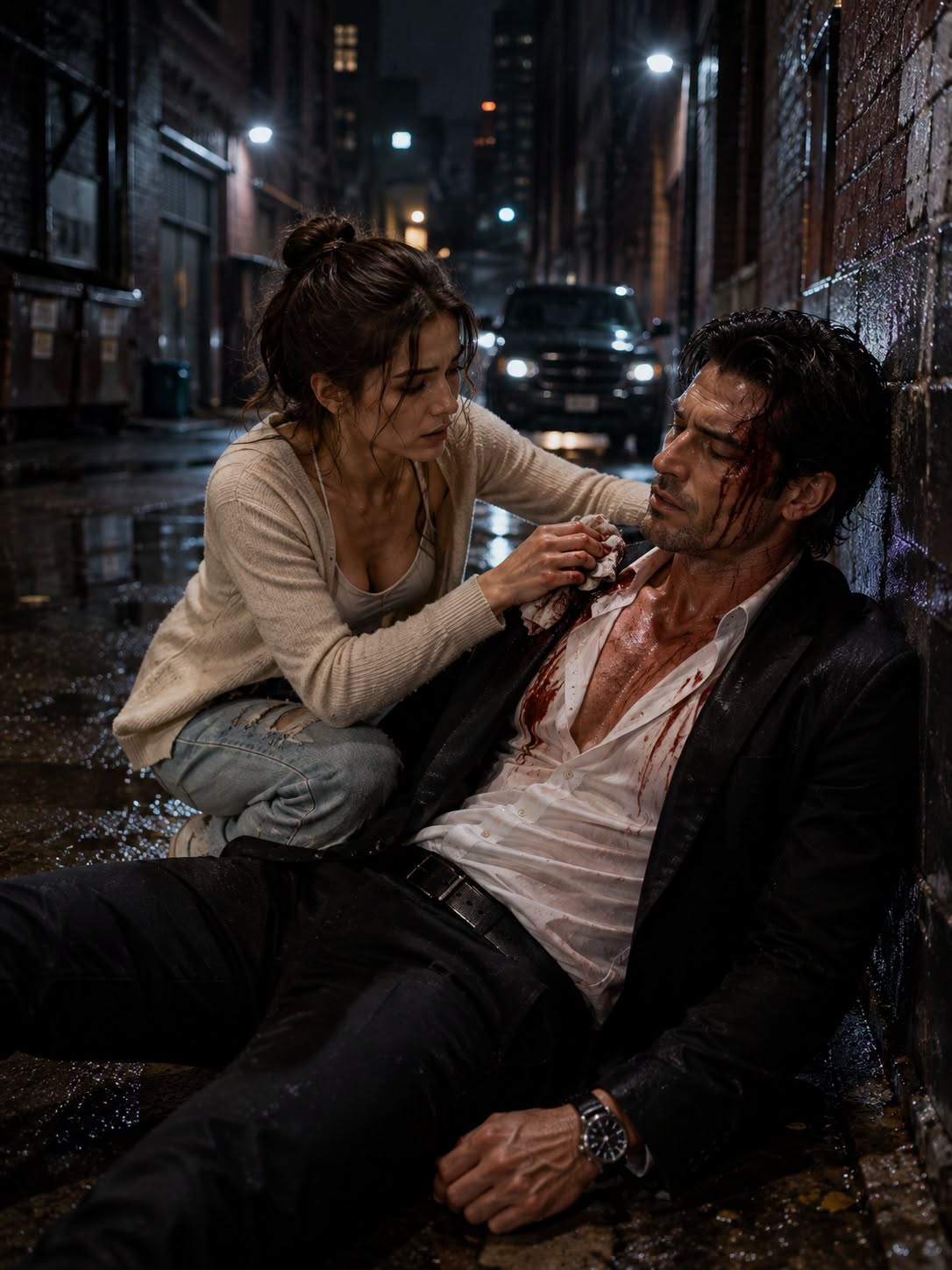 She Rescued A Wounded Man In A Dark Alley — Then Learned He Was The City's Most Ruthless Mafia Boss