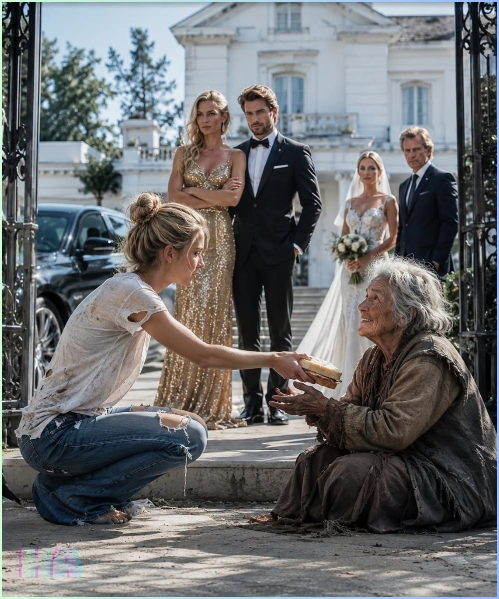 SHE GAVE AWAY HER LAST MEAL TO A "BEGGAR"—TEN MINUTES LATER, THE STRANGER’S BILLIONAIRE GRANDSON DISCOVERED THE CRUEL BAKERY CLERKS... AND THAT'S WHEN ABSOLUTE CHAOS ERUPTED! 💥