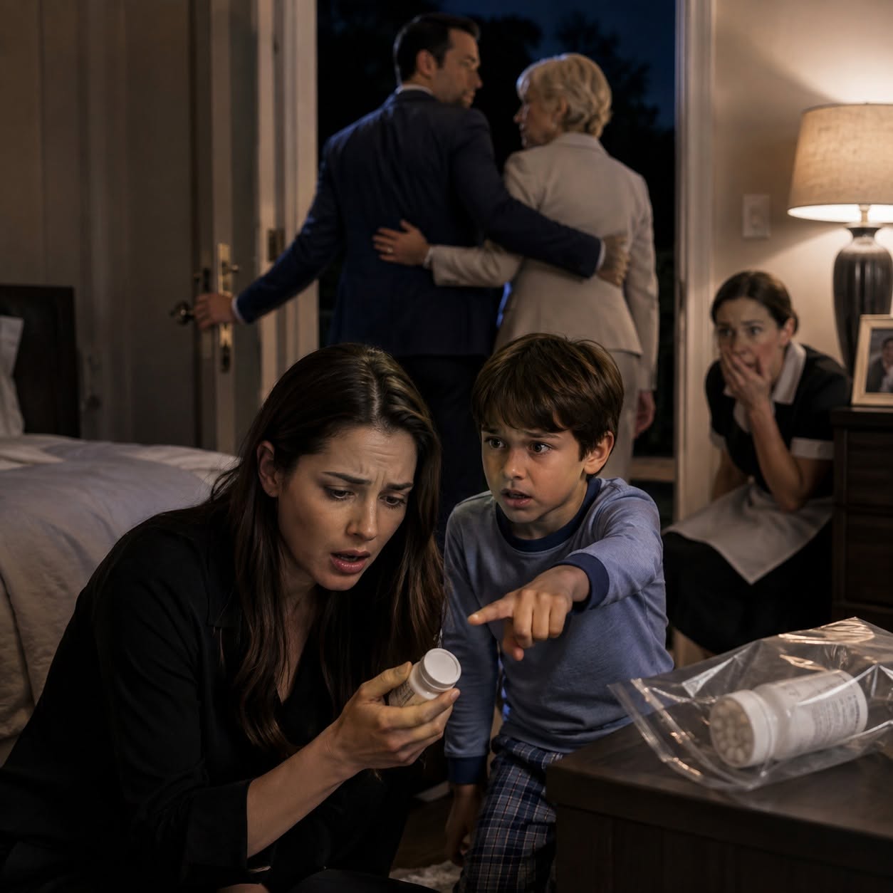 MY SON HAD NEVER SPOKEN—THEN HIS FIRST WORDS EXPOSED WHAT MY HUSBAND PUT IN THE PILLS
