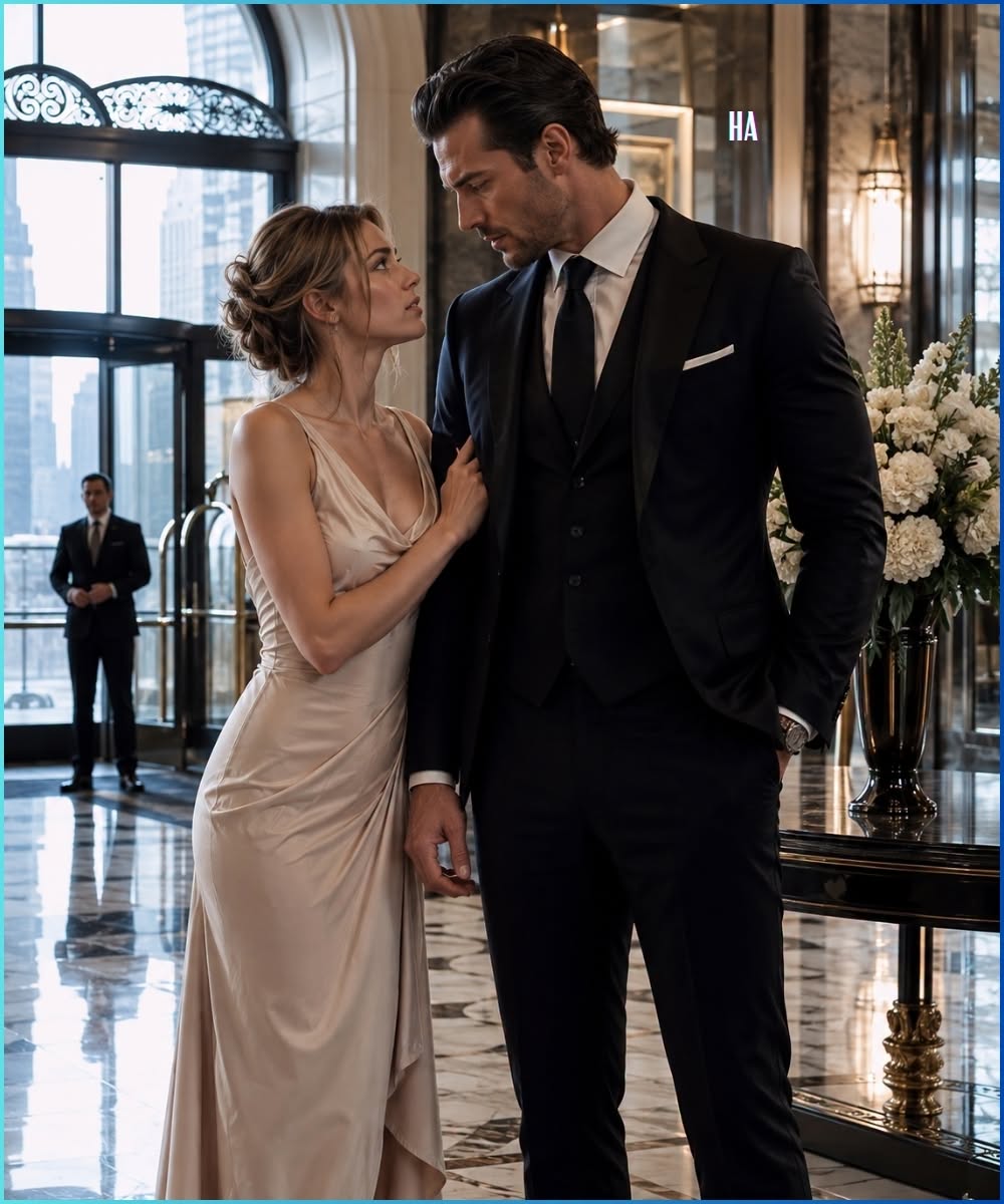 Mara looked up into Damian Rusk’s impenetrable, dark eyes, feeling the cold weight of the grand ballroom press down on her chest. The crystal chandeliers overhead seemed to mock her, casting sharp, brilliant reflections off the polished marble floors where she had spent weeks preparing for this night.