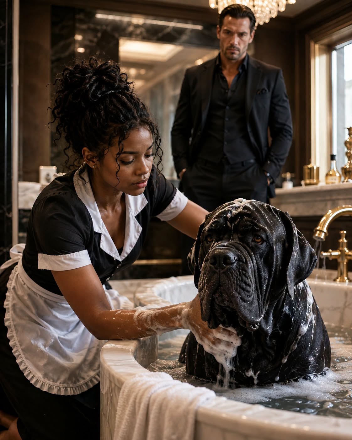 The heavy oak door of the laundry wing clicked shut, cutting off the chill of the courtyard and the murmurs of the watching staff. Maya let out a breath she hadn’t realized she was holding, her shoulders dropping an inch.