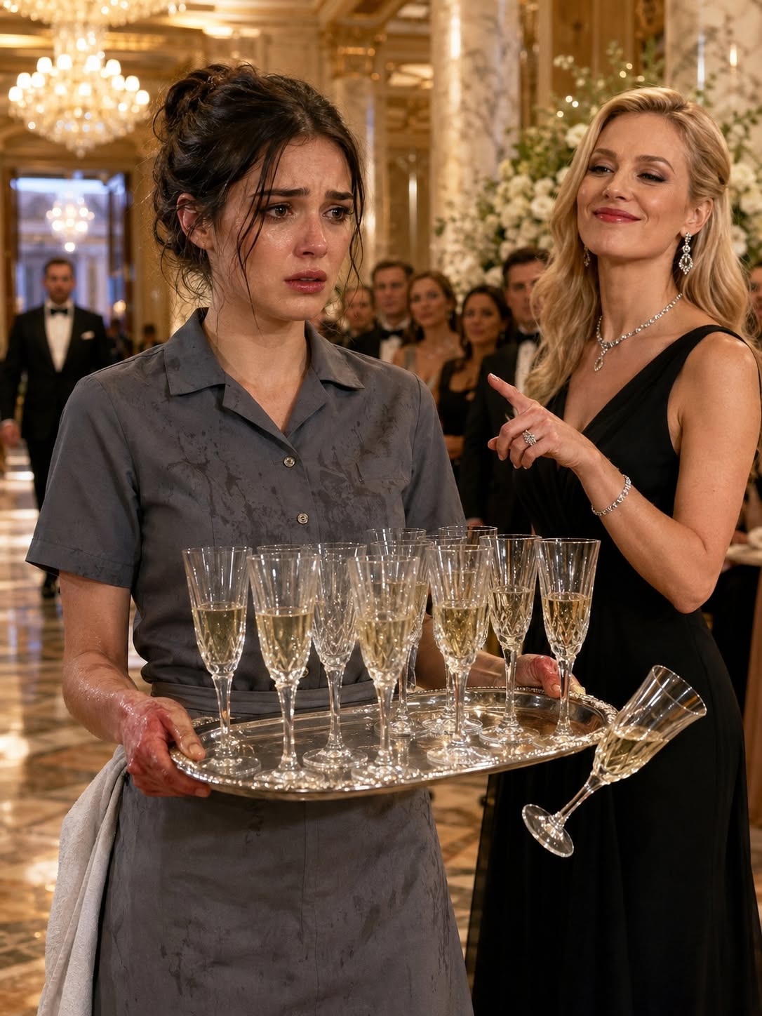 You could hear the soft hum of the crystal chandeliers, the distant patter of rain against the floor-to-ceiling windows, and the sharp, collective intake of breath from two hundred of Chicago’s most powerful people.