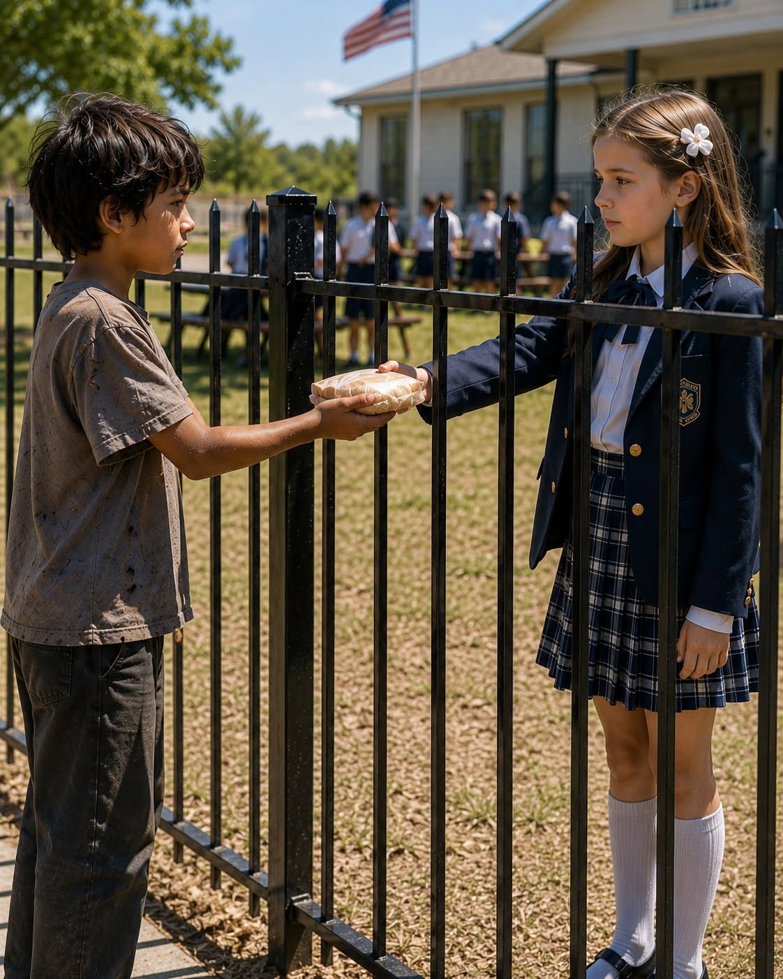 The heavy oak doors of St. Jude’s Academy closed with a dull, echoing thud that sounded less like a school entrance and more like the sealing of a vault.
