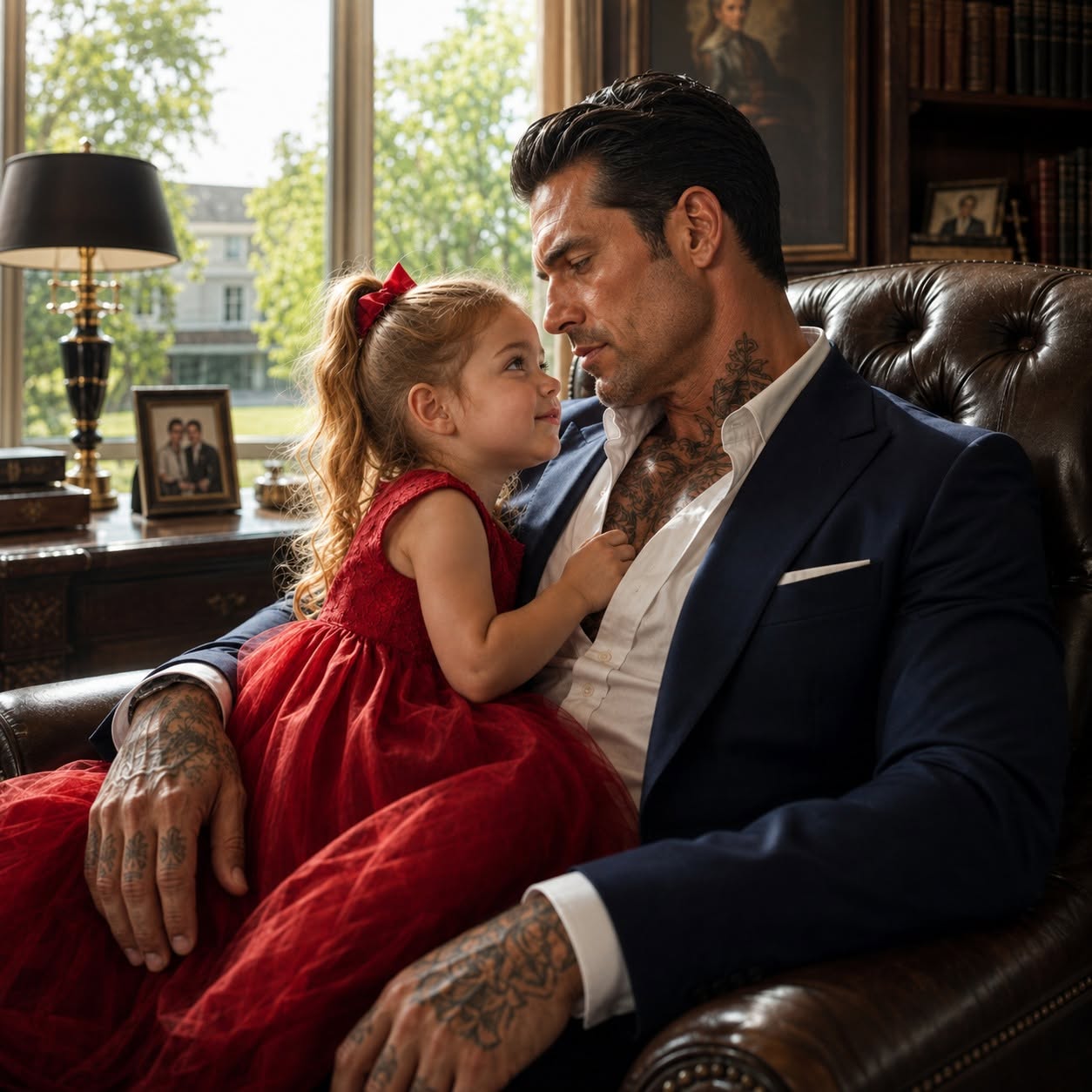 THE MAID BEGGED THE MAFIA BOSS NOT TO PUNISH HER TODDLER FOR ENTERING HIS LOCKED OFFICE—BUT HE PICKED UP THE CHILD’S STORYBOOK, TURNED TO THE LAST PAGE, AND ASKED WHO HAD WRITTEN THAT NAME