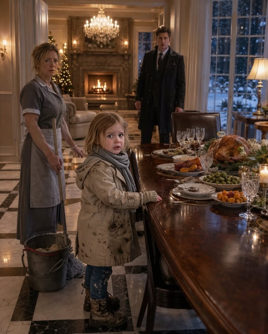 The silence in the grand foyer was broken only by the sharp, rhythmic ticking of a grandfather clock that seemed to mock the passage of time. Jenna kept her head down, her knuckles white as she gripped the handle of the mop. The name Hale carried a heavy, freezing weight in Manhattan real estate circles. Julian Hale was not just wealthy; he was a titan of private equity, a man rumored to trade companies the way children traded baseball cards, leaving a trail of shuttered factories and liquidated assets in his wake.