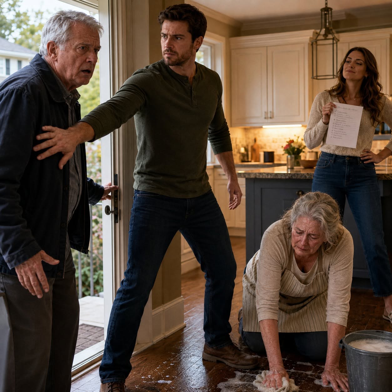 MY SON SLAMMED THE DOOR IN MY FACE WHILE MY 66-YEAR-OLD WIFE SCRUBBED HIS FLOOR—THEN MY LAWYER READ THE DEED