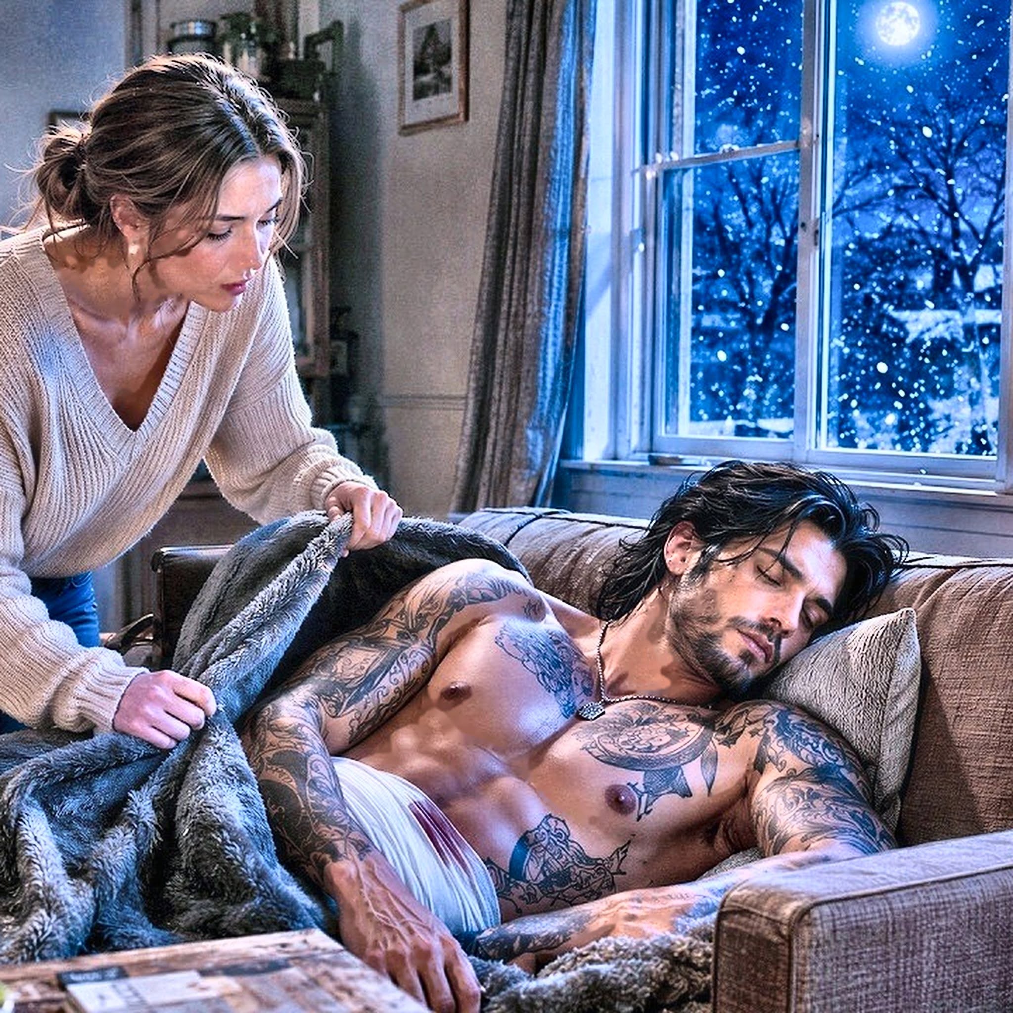 I DRAGGED A BLEEDING STRANGER INTO MY APARTMENT AND STITCHED HIM UP—BY MORNING HE WAS GONE, BUT THE BLACK SUV OUTSIDE MADE ME REALIZE WHO I HAD JUST SAVED