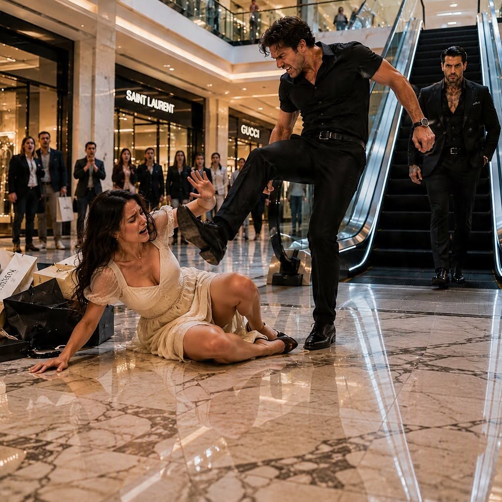 MY EX KICKED ME TO THE MARBLE FLOOR AND CALLED ME A BROKE NOBODY—THEN MY HUSBAND WALKED IN, AND HIS FIRST QUIET QUESTION MADE EVERYONE BACK AWAY