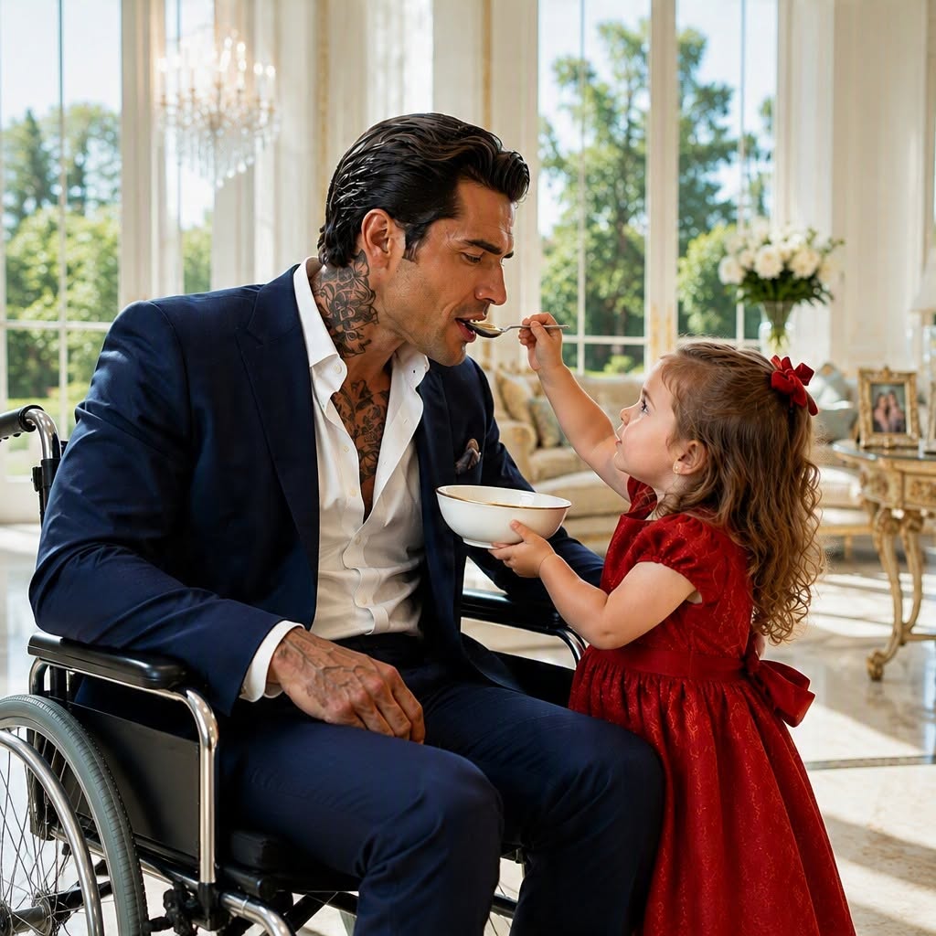 THE PARALYZED CHICAGO MOB BOSS HADN’T LAUGHED IN TWO YEARS—UNTIL A MAID’S THREE-YEAR-OLD DAUGHTER CLIMBED INTO HIS LAP, THEN HIS OLDEST FRIEND STOPPED SMILING