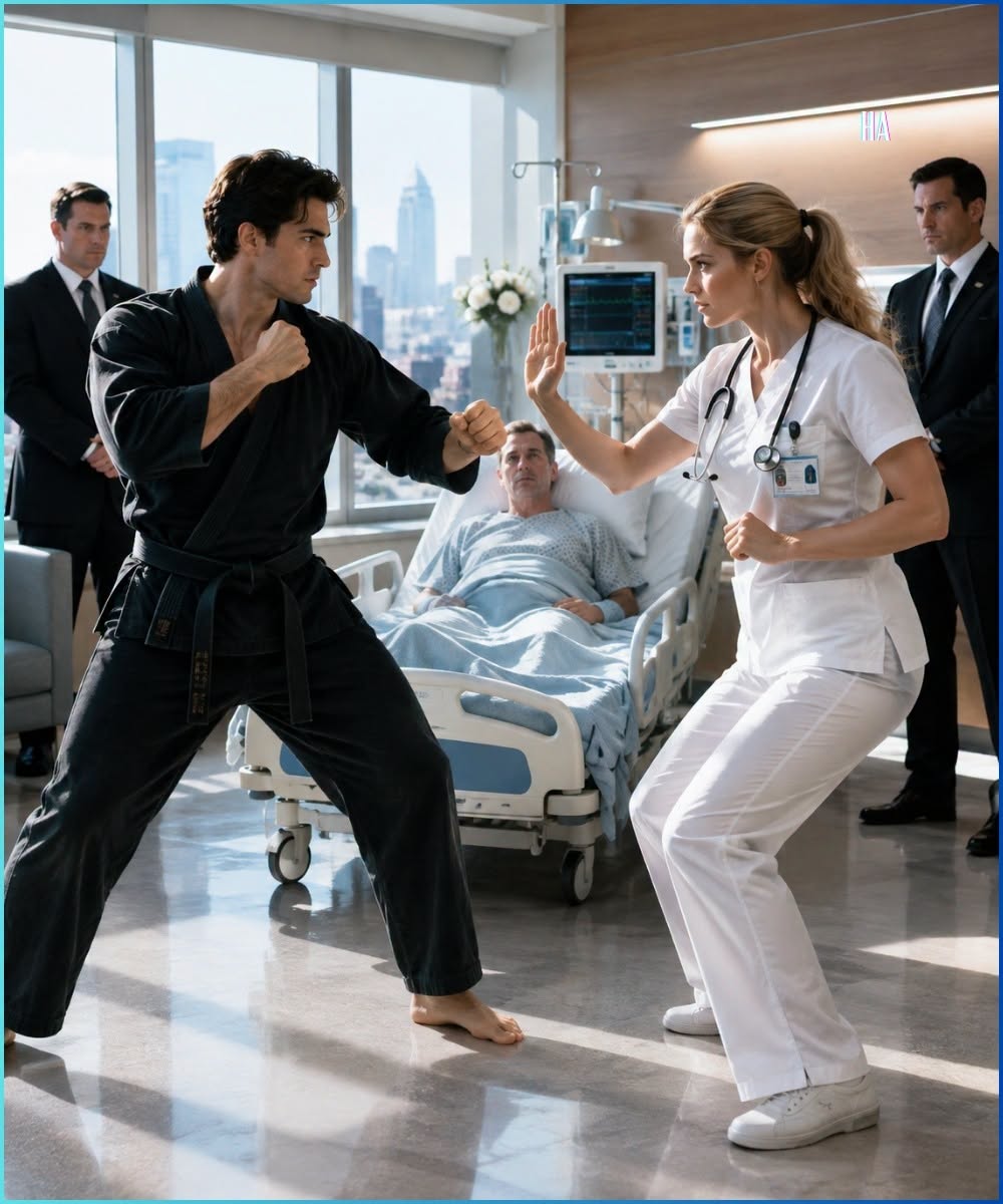 The security guards paused, confused by the sudden drop in temperature between the arrogant young man and the unassuming nurse. But Dominic Callaway no longer cared about his bruised ego, his scraped wrist, or the onlookers.