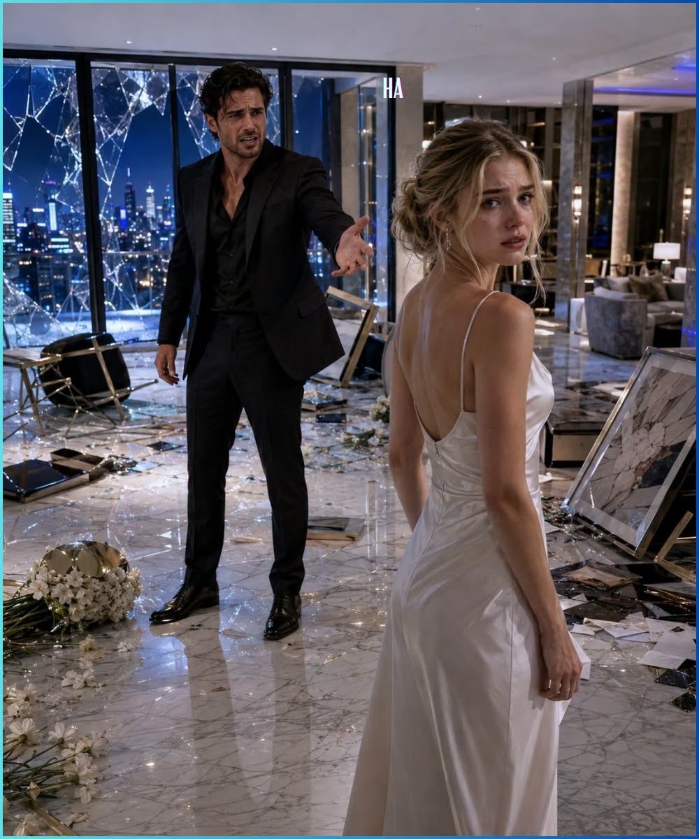 The silence inside the high-rise penthouse was not the peaceful kind; it was the heavy, suffocating stillness that follows a bomb detonation. Grant Mercer stared at the empty space where Evelyn Hart had been standing just moments before. The door was clicked shut. No slammed wood, no echoing footsteps running down the corridor. Just nothing.