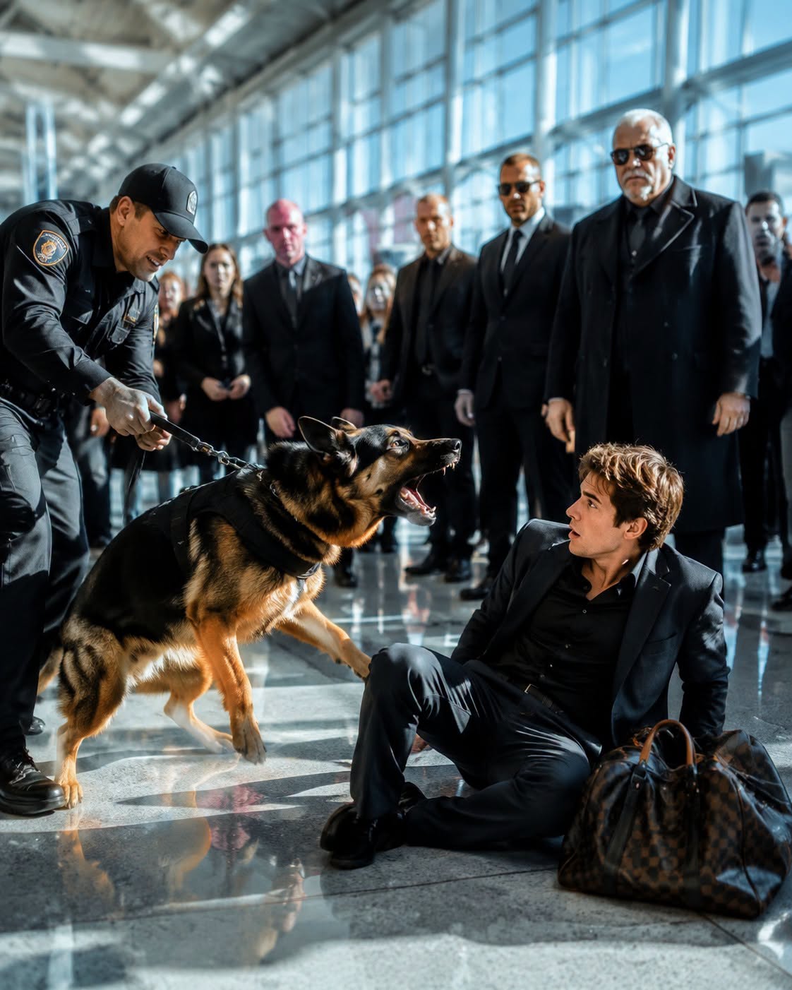 The silence in Gate C didn’t last. A terminal holding three hundred panicked travelers cannot stay silent for long; it fractures under its own weight, breaking into whimpers, sharp gasps, and the frantic clicking of heels sprinting for the exits.