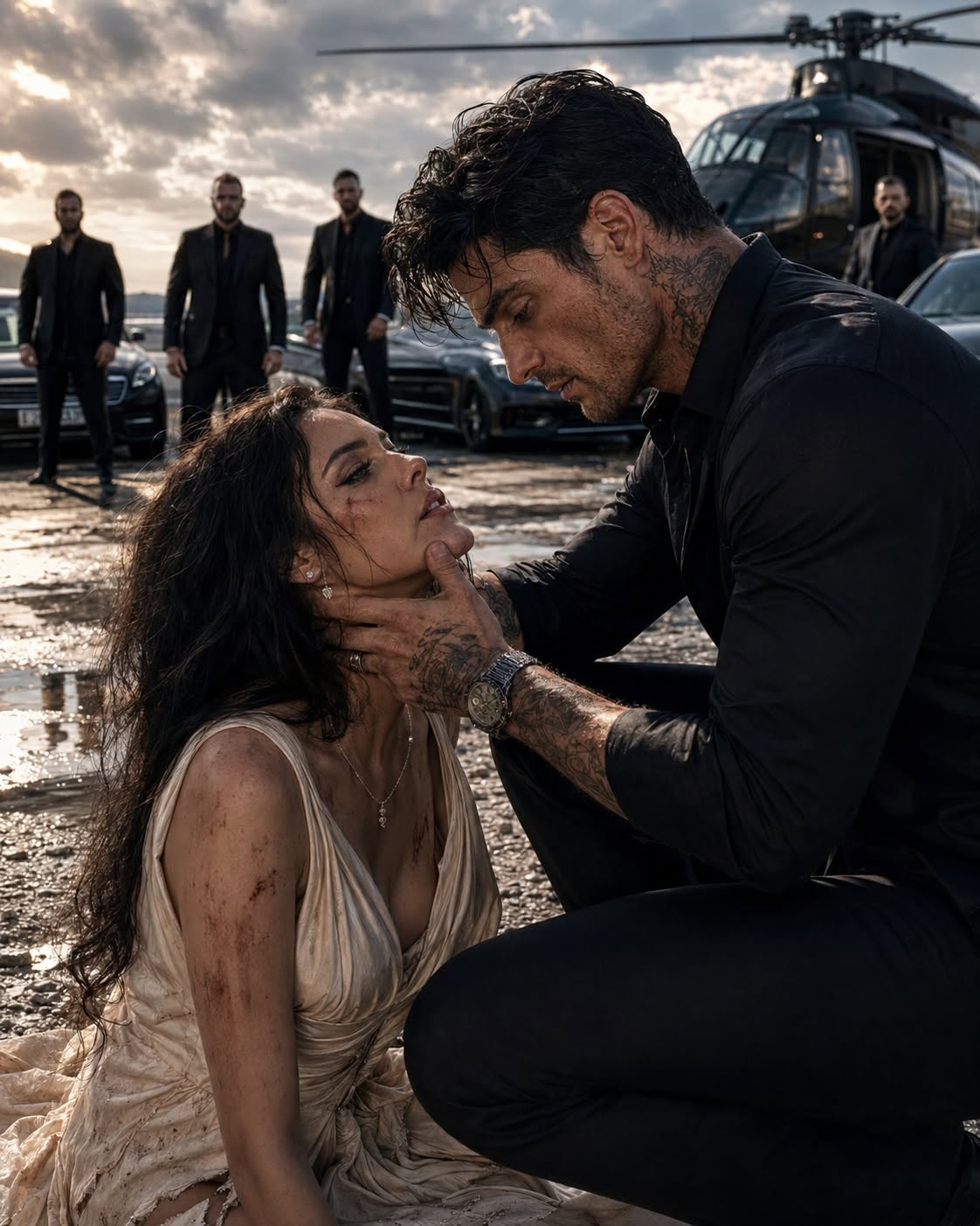 The freezing rain fell in relentless sheets, pounding against the concrete pavement behind Coda nightclub. I lay curled on my side in a stagnant puddle of dirty water, every breath dragging sharp, agonizing needles across my ribcage.