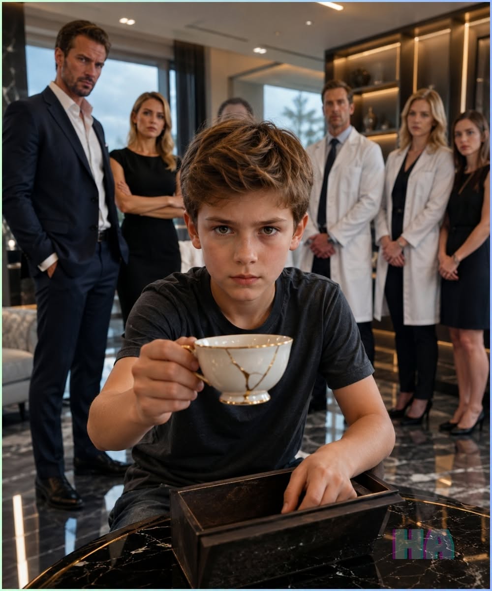 Valerie stared down at her eleven-year-old son, her hands gripping his small shoulders with fierce, trembling intensity.