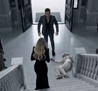 The heavy silence of the grand foyer fractured the exact second little Chloe’s accusation pierced the air.