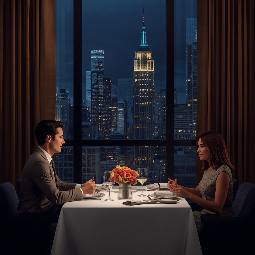 The dark walnut paneling of Valance absorbed the ambient amber light, making the private dining room feel like a velvet trap. Sabrina shifted slightly beside Nathan, her fingers grazing the base of her crystal water glass. She had spent two hours curling her hair and selecting a dress that whispered corporate elegance, convinced tonight was the night she cemented her place not just in Nathan’s office, but in his life.