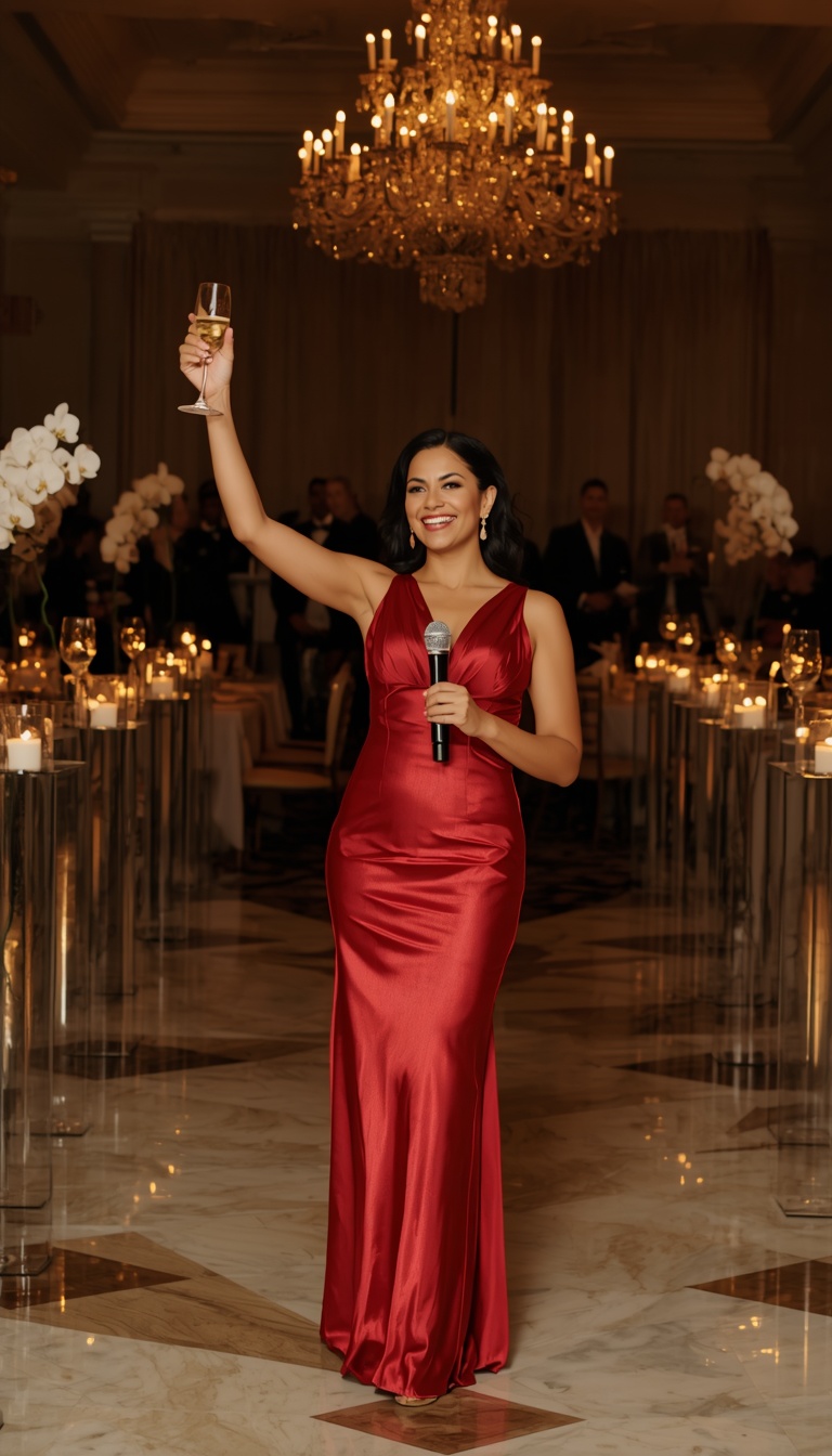 The last syllable of Khloe’s toast hung in the air, tasting of sour champagne and reckless vanity. Six hundred people—investors, philanthropists, board members, and society columnists—held their collective breath. They had come to celebrate the annual Founders’ Gala for Hayes Dynamics, anticipating a pleasant evening of quiet networking and charitable donations. Instead, they had just witnessed a public execution of professional etiquette.