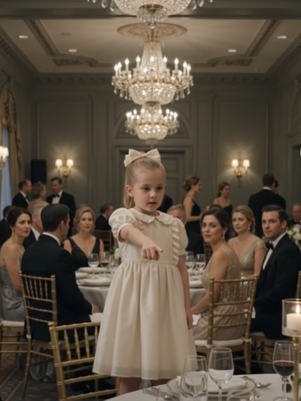 The silence inside the grand Moretti ballroom was heavy enough to crack glass. Three hundred elites—politicians, CEOs, underworld kingpins, and society socialites—held their collective breath. The air smelled of spilled vintage champagne, expensive perfume, and sudden, icy panic.