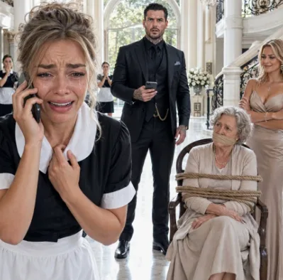The guards seized Naomi’s arms with brutal, reflex-trained efficiency, yanking her back just as the splintered oak doors of the music room were kicked entirely off their reinforced hinges with a deafening crash.