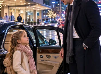 The monitor beside Maxwell Sterling’s bed hummed with a steady, rhythmic pulse that seemed to mock the chaos inside his mind. Under the harsh white hospital lights, the tech billionaire stared at seven-year-old Emma Hayes, completely ignoring the IV lines tethered to his arm.