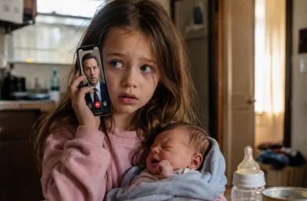The plastic cordless phone shattered against the kitchen linoleum as Derek Patterson ripped it from Chloe’s hand, crushing the device under his heavy boot.