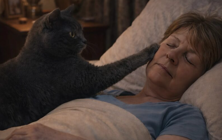 🔥 EXPOSED: The Cat Saved Her Life Every Night at 3 AM—The Terrifying Truth Behind the Bed Headboard!