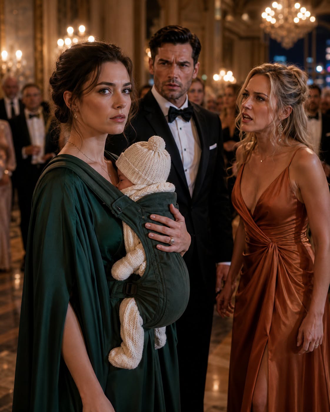 Mason’s jaw locked so hard I could hear the faint grinding of his teeth over the nervous hum of the string quartet. For a second, he looked like a man drowning in a shallow pool—thrashing internally while trying to maintain the polished facade of a groom who had everything under control.