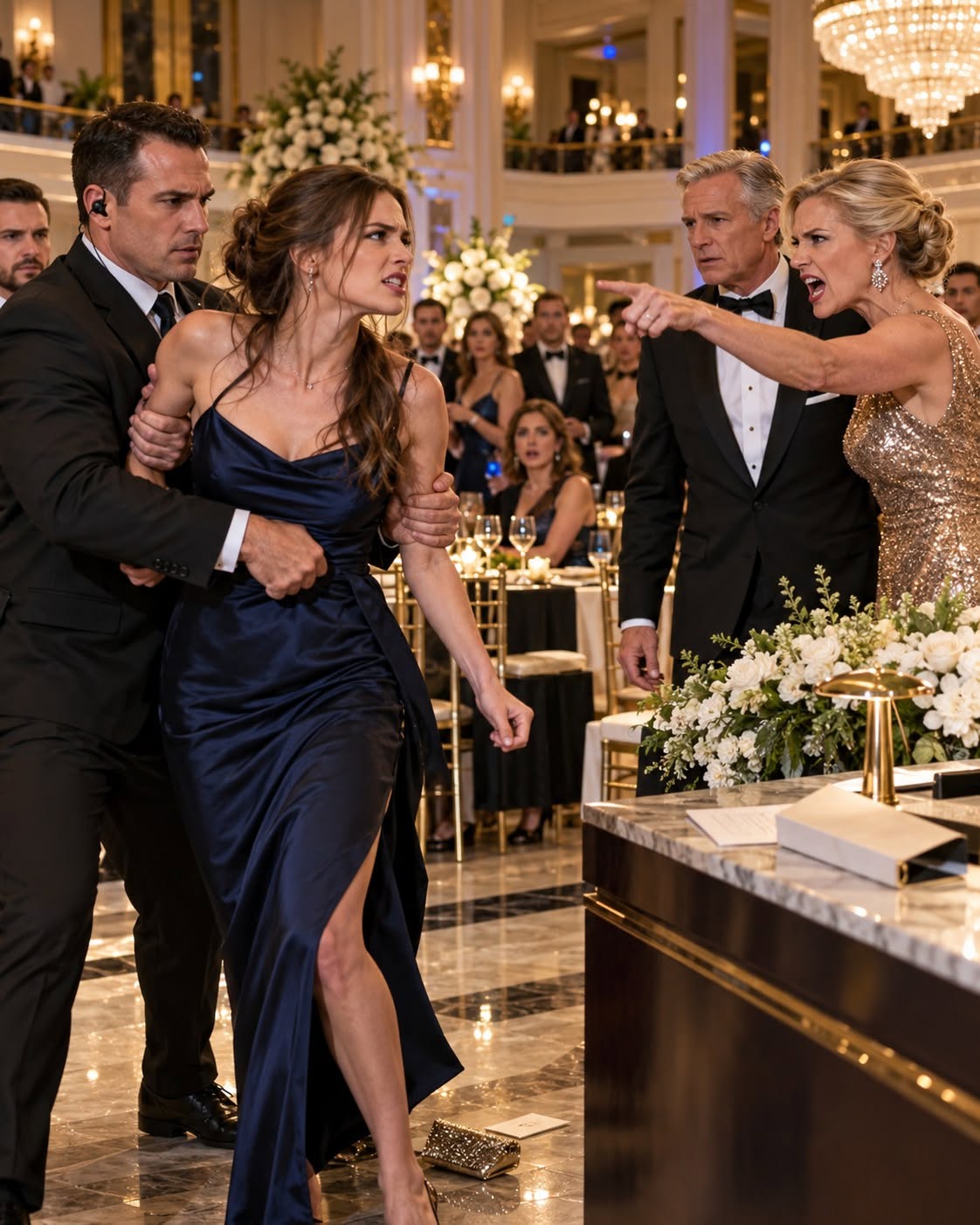 “She walked out in silence... 3 hours later, they realized she owned the ground they were standing on!”
